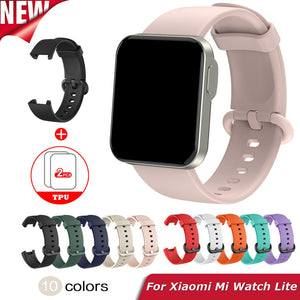 Replacement Strap For XiaoMi Mi Watch Lite Strap Silicone Watchband For XiaoMi Mi Watch Lite Smart Watch Strap Bracelet