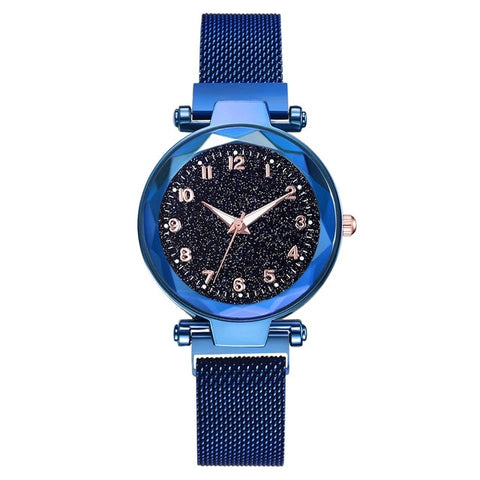 Ladies Magnetic Starry Sky Clock Luxury Women Watches Fashion Diamond Female Quartz Wristwatches Relogio Feminino Zegarek Damski