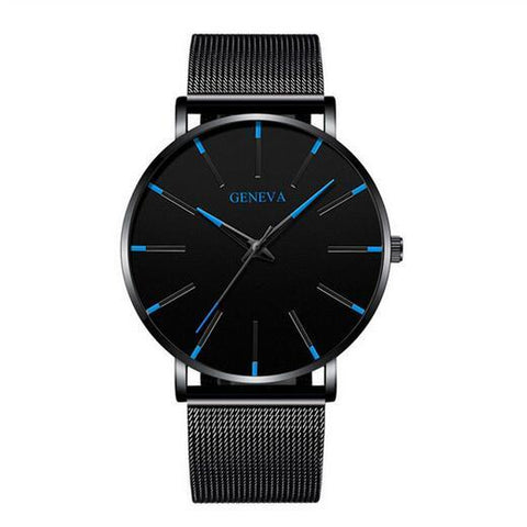 Men Watches 2021 Luxury Male Elegant Ultra Thin Watch Men Business Stainless Steel Mesh Quartz Watch Relogio Masculino Hot Sale