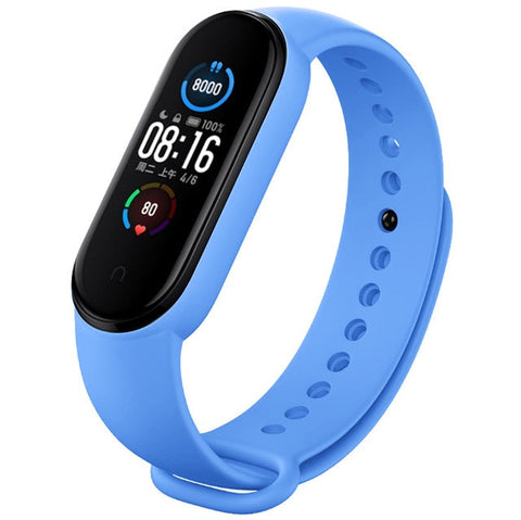 Strap for Xiaomi Mi Band 6 5 4 3 Sport Wristband Silicone Bracelet Mi Band 3 4 Band5 replacement straps For mi band 6 watch band