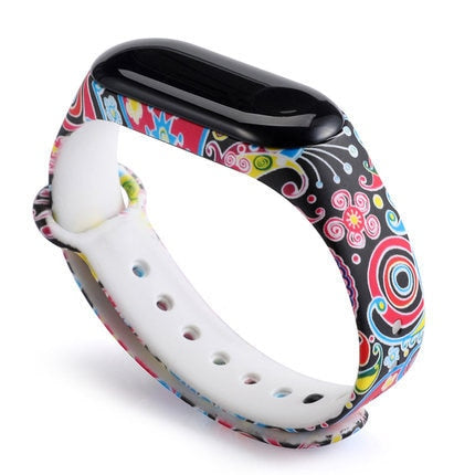 Strap for Xiaomi Mi Band 6 5 4 3 Sport Wristband Silicone Bracelet Mi Band 3 4 Band5 replacement straps For mi band 6 watch band