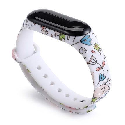 Strap for Xiaomi Mi Band 6 5 4 3 Sport Wristband Silicone Bracelet Mi Band 3 4 Band5 replacement straps For mi band 6 watch band