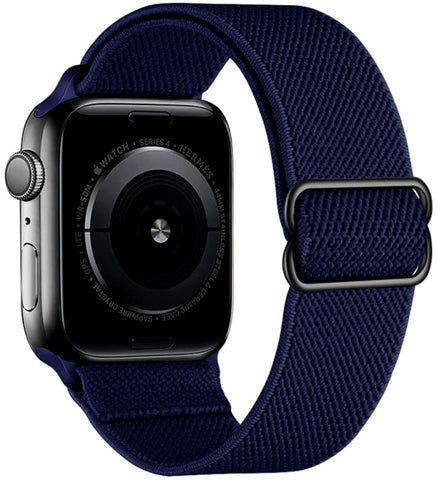 Solo Loop Nylon Strap for Apple watch band 44mm 40mm 38mm 42mm Adjustable Elastic Scrunchie bracelet correa iWatch 6 se 5 4 3 2