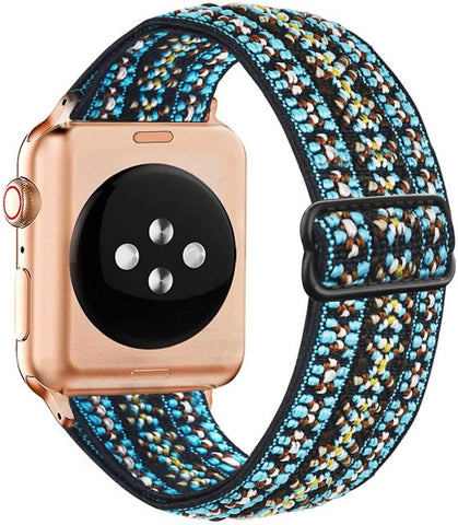 Solo Loop Nylon Strap for Apple watch band 44mm 40mm 38mm 42mm Adjustable Elastic Scrunchie bracelet correa iWatch 6 se 5 4 3 2