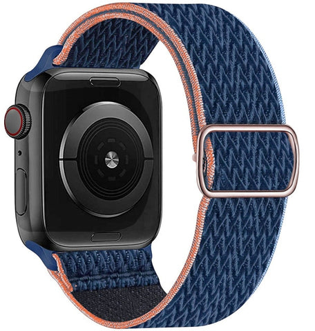 Solo Loop Nylon Strap for Apple watch band 44mm 40mm 38mm 42mm Adjustable Elastic Scrunchie bracelet correa iWatch 6 se 5 4 3 2