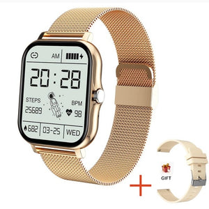 2021 New Women Smart watch Men 1.69" Color Screen Full touch Fitness Tracker Bluetooth Call Smart Clock Ladies Smart Watch Women