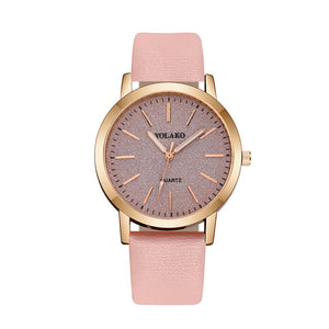 Women Fashion Watches New YOLAKO Women's Simplicity Casual Quartz Leather Band Watch Analog Wrist Watch Gift  Montre Femme