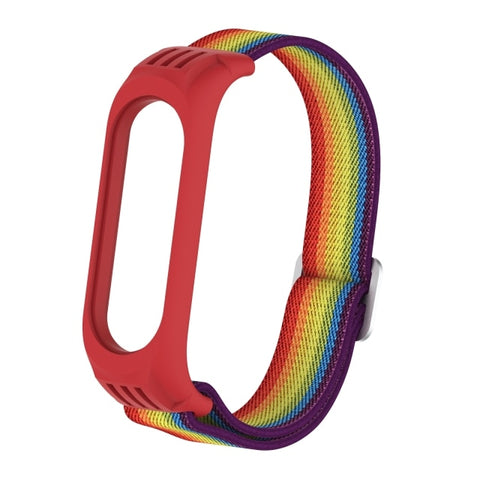 Nylon strap For Xiaomi MI Band 6 5 4 3 Elastic Replacement Bracelet Sport Wristband mi Band 4 3 Smart Watch Accessories Loop