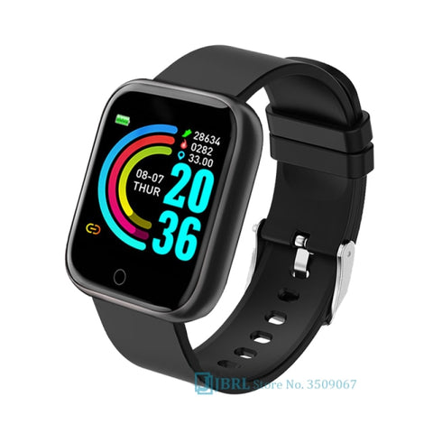 2021 Ladies Sport Bracelet Smart Watch Women Smartwatch Men Smartband Android IOS Waterproof Fitness Tracker Smart Clock Mens