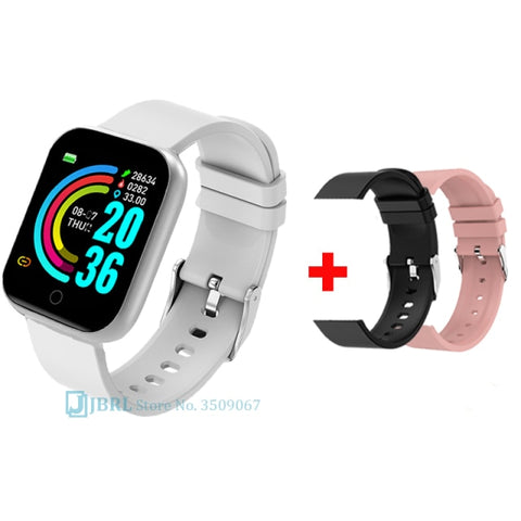 2021 Ladies Sport Bracelet Smart Watch Women Smartwatch Men Smartband Android IOS Waterproof Fitness Tracker Smart Clock Mens