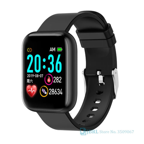 2021 Ladies Sport Bracelet Smart Watch Women Smartwatch Men Smartband Android IOS Waterproof Fitness Tracker Smart Clock Mens