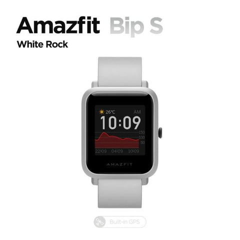 In Stock 2020 Global Amazfit Bip S Smartwatch 5ATM waterproof built in GPS GLONASS Smart Watch for Android iOS Phone