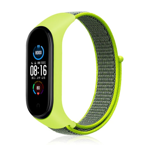 Nylon Strap for mi band 5 Bracelet Sport loop watch Belt pulsera correa Miband strap Wristband for xiaomi Mi band 6 4 3 Bracelet