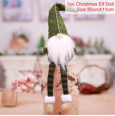 Gnome Christmas Faceless Doll Merry Christmas Decorations For Home Cristmas Ornament Xmas Navidad Natal New Year 2022