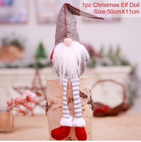 Gnome Christmas Faceless Doll Merry Christmas Decorations For Home Cristmas Ornament Xmas Navidad Natal New Year 2022