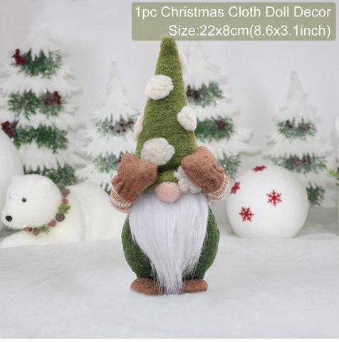 Gnome Christmas Faceless Doll Merry Christmas Decorations For Home Cristmas Ornament Xmas Navidad Natal New Year 2022