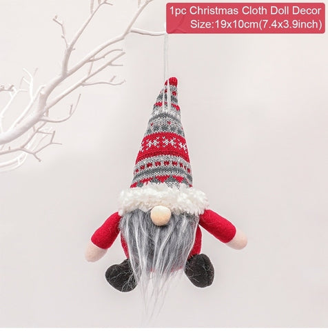 Gnome Christmas Faceless Doll Merry Christmas Decorations For Home Cristmas Ornament Xmas Navidad Natal New Year 2022