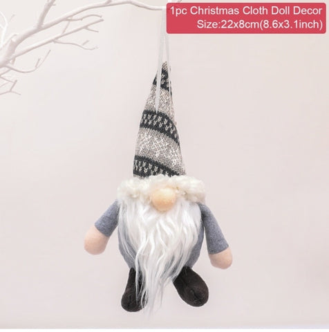 Gnome Christmas Faceless Doll Merry Christmas Decorations For Home Cristmas Ornament Xmas Navidad Natal New Year 2022