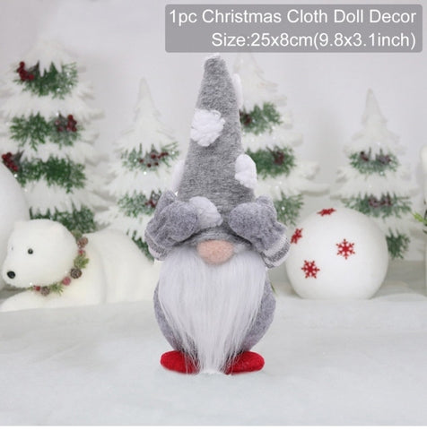 Gnome Christmas Faceless Doll Merry Christmas Decorations For Home Cristmas Ornament Xmas Navidad Natal New Year 2022