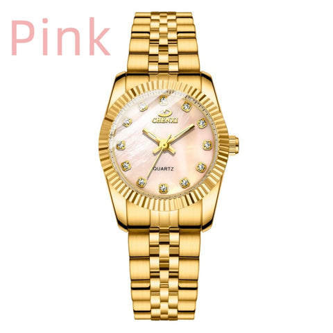 CHENXI Women Golden & Silver Classic Quartz Watch Female Elegant Clock Luxury Gift Watches Ladies Waterproof Wristwatch