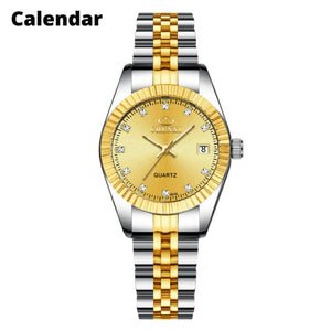 CHENXI Women Golden & Silver Classic Quartz Watch Female Elegant Clock Luxury Gift Watches Ladies Waterproof Wristwatch