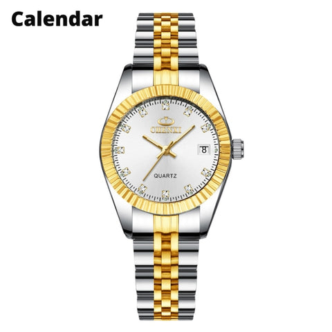 CHENXI Women Golden & Silver Classic Quartz Watch Female Elegant Clock Luxury Gift Watches Ladies Waterproof Wristwatch