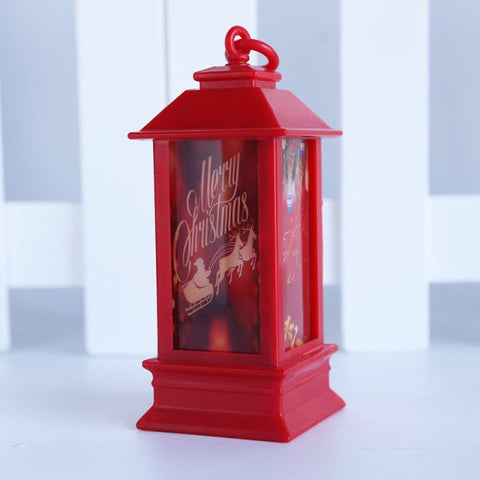 Santa Claus Snowman Lantern Light Merry Christmas Decor For Home Christmas Tree Ornament Xmas Gifts Navidad 2021 New Year 2022