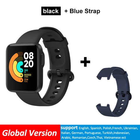 Xiaomi Mi Watch Lite Bluetooth Smart Watch GPS 5ATM Waterproof SmartWatch Fitness Heart Rate Monitor mi band Global Version