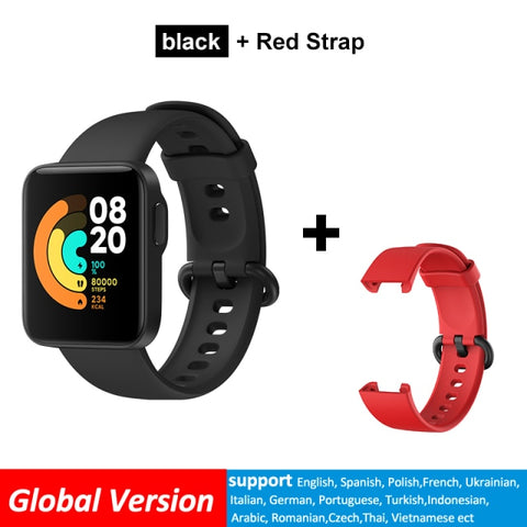 Xiaomi Mi Watch Lite Bluetooth Smart Watch GPS 5ATM Waterproof SmartWatch Fitness Heart Rate Monitor mi band Global Version