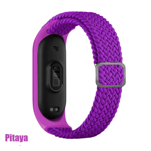 Bracelet for Mi band 6 Strap Elastic adjustable Nylon Braided Miband4 miband 5 correa Wristband for xiaomi Mi band 4 3 5 6 strap