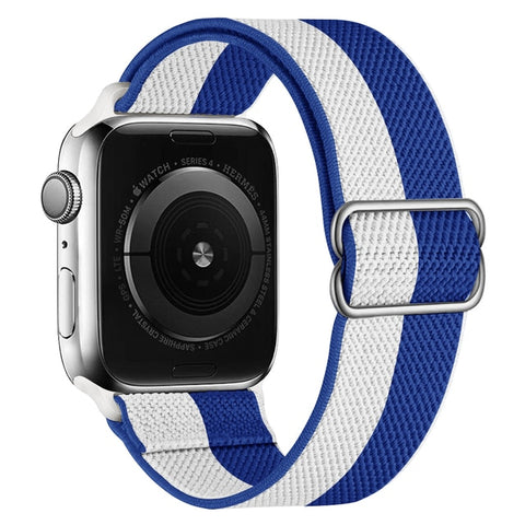 Solo Loop Nylon Strap for Apple watch band 44mm 40mm 38mm 42mm Adjustable Elastic Scrunchie bracelet correa iWatch 6 se 5 4 3 2