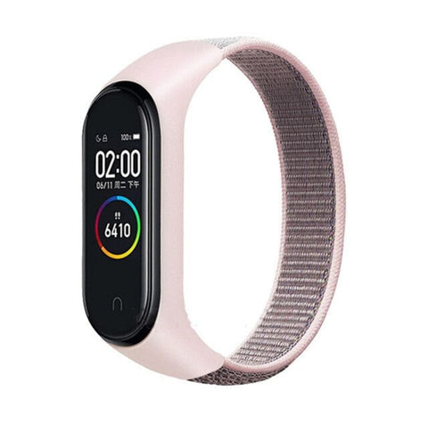 Nylon loop for xiaomi mi band 4 3 strap Sport Bracelet smartwatch Belt pulsera correa xiaomi strap Wristband for Miband 6 5 band