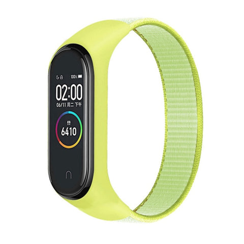 Nylon loop for xiaomi mi band 4 3 strap Sport Bracelet smartwatch Belt pulsera correa xiaomi strap Wristband for Miband 6 5 band