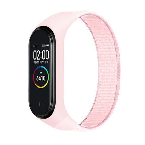 Nylon loop for xiaomi mi band 4 3 strap Sport Bracelet smartwatch Belt pulsera correa xiaomi strap Wristband for Miband 6 5 band