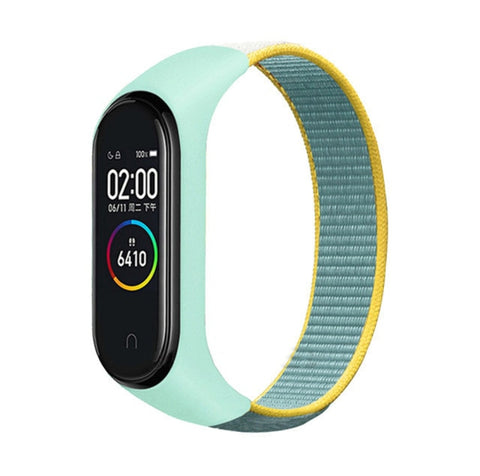 Nylon loop for xiaomi mi band 4 3 strap Sport Bracelet smartwatch Belt pulsera correa xiaomi strap Wristband for Miband 6 5 band