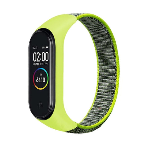 Nylon loop for xiaomi mi band 4 3 strap Sport Bracelet smartwatch Belt pulsera correa xiaomi strap Wristband for Miband 6 5 band