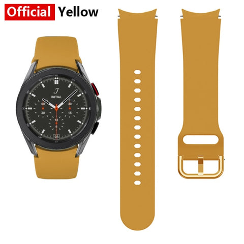 20mm watch Band For Samsung Galaxy Watch 4 classic 46mm 42mm smartwatch Silicone Sports Bracelet Galaxy Watch 4 44mm 40mm Strap