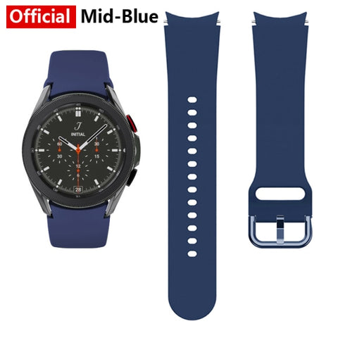 20mm watch Band For Samsung Galaxy Watch 4 classic 46mm 42mm smartwatch Silicone Sports Bracelet Galaxy Watch 4 44mm 40mm Strap