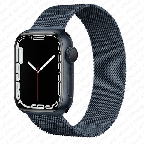 Strap For Apple watch band 44mm 40mm 38mm 42mm metal Magnetic Loop correa Accessories bracelet iWatch serie 4 3 SE 6 7 45mm 41mm