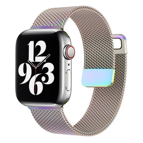 Strap For Apple watch Band 44mm 40mm 38mm 42mm Accessories Magnetic Loop smartwatch bracelet iWatch serie 3 4 5 6 se 7 45mm 41mm