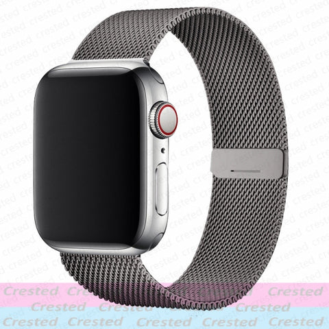 Magnetic Loop Strap For Apple watch Band 44mm 40mm 45mm 41mm 42mm 38mm Stainless steel correa bracelet iWatch serie 3 4 5 6 se 7