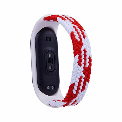 Bracelet for Mi band 5 Strap Nylon Braided Solo Loop pulseira bracelet Miband4 Miband5 Wristband for xiaomi Mi band 4 3 6 strap