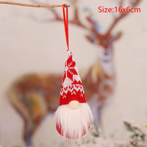 New Year 2022 Gifts Cute Angel Ski Dolls Navidad Hanging Pendant Christmas Home Decor Xmas Tree Ornaments Noel Natal Decoration