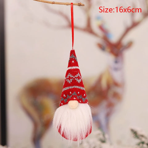 New Year 2022 Gifts Cute Angel Ski Dolls Navidad Hanging Pendant Christmas Home Decor Xmas Tree Ornaments Noel Natal Decoration