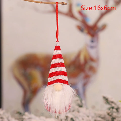 New Year 2022 Gifts Cute Angel Ski Dolls Navidad Hanging Pendant Christmas Home Decor Xmas Tree Ornaments Noel Natal Decoration