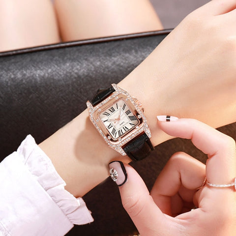 2022 Women Watches Bracelet set Starry Sky Ladies Bracelet Watch Casual Leather Quartz Wristwatch Clock Relogio Feminino