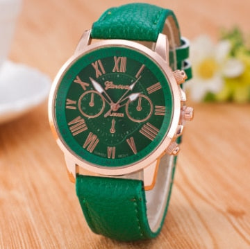 Luxury Brand Leather Quartz Watch Women Men Ladies Fashion Wrist Watch Wristwatches Clock relogio feminino dropshipping