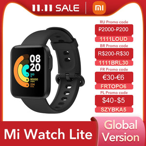 Xiaomi Mi Watch Lite Bluetooth Smart Watch GPS 5ATM Waterproof SmartWatch Fitness Heart Rate Monitor mi band Global Version