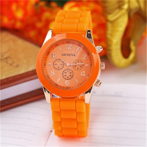 Silicone Watches Women Men Sports Jelly Gel Analog Quartz Wrist Watch Ladies Female Rubber Hours Clock White Relogio Reloj A4