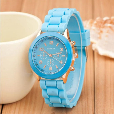 Silicone Watches Women Men Sports Jelly Gel Analog Quartz Wrist Watch Ladies Female Rubber Hours Clock White Relogio Reloj A4